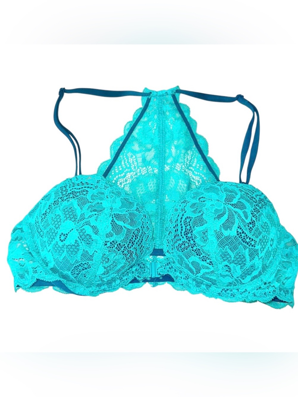 PINK Date Racerback Front Closure Lace Bra